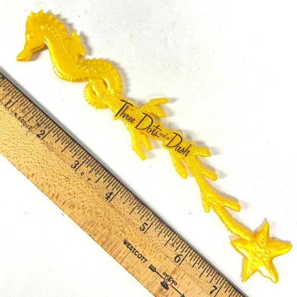 Three Dots and a Dash Golden Bamboo Stalk Tiki Farm Mug Pin Swizzle Chicago 2013 - Picture 14 of 14